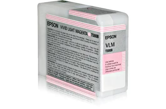 Epson C13T580B00 -mustekasetti, 80 ml, kirkkaan vaaleanmagenta