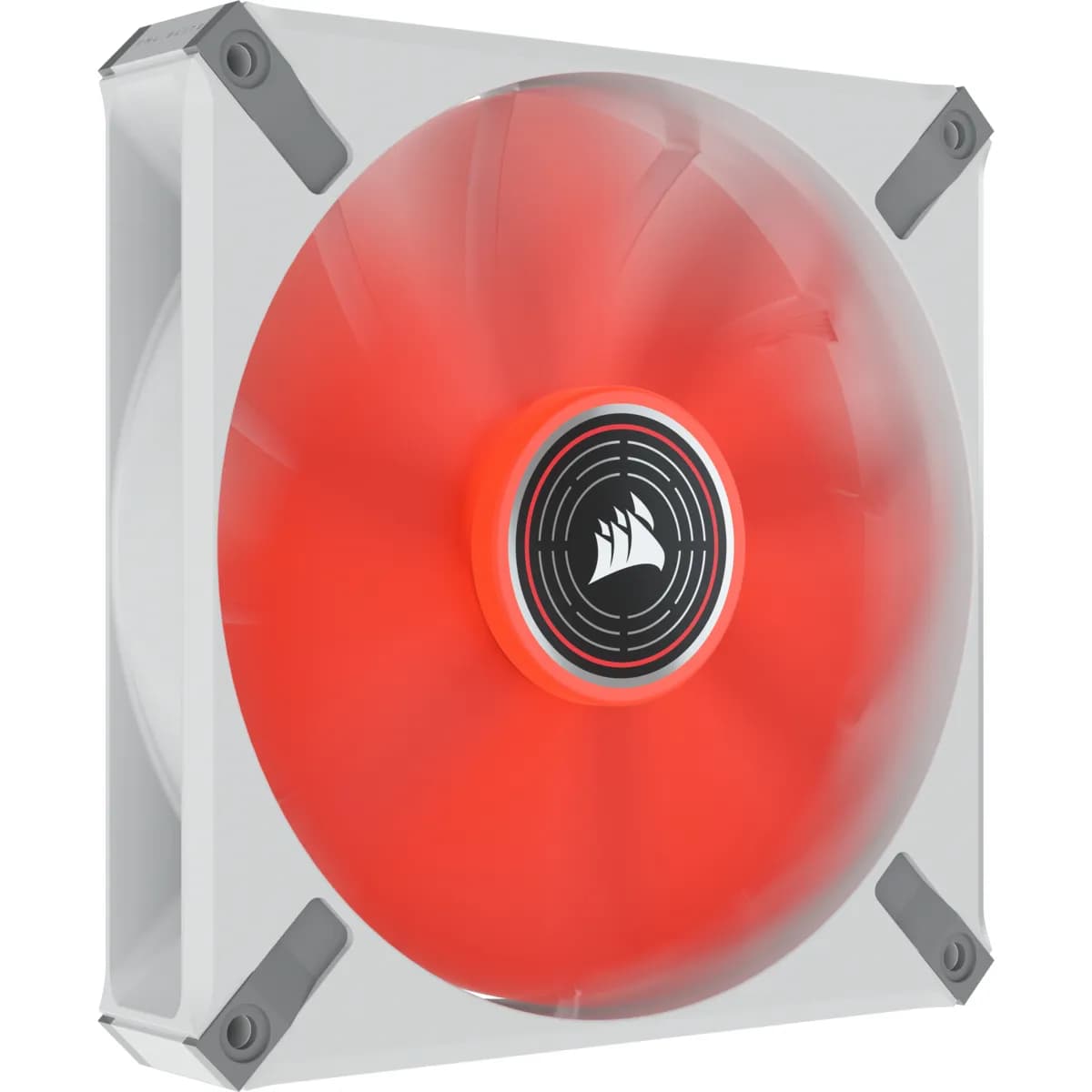 Corsair ML140 LED ELITE PWM -tuuletin, Magneettilevitaatiolaakeri, 140 mm, punainen – Corsair
