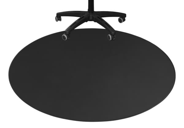 Deltaco Gaming DFP410 lattiamatto, 110x110cm, musta