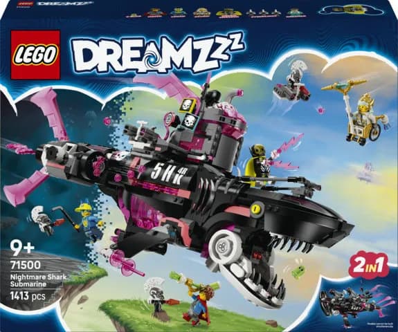 LEGO DREAMZzz Painajaisten haisukellusvene 71500