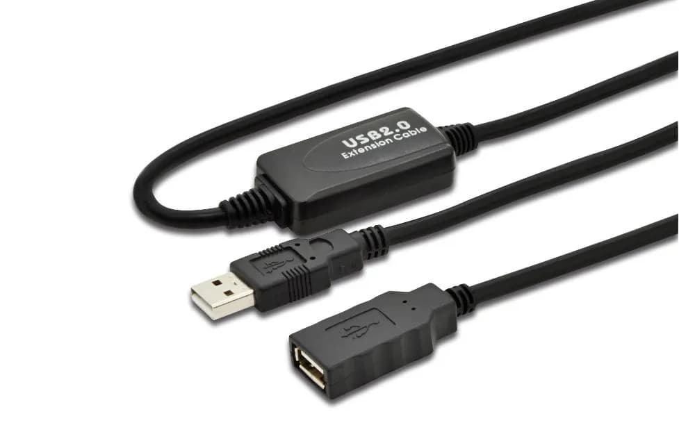 MicroConnect USB 2.0 -jatkokaapeli, 5 m, musta – Microconnect