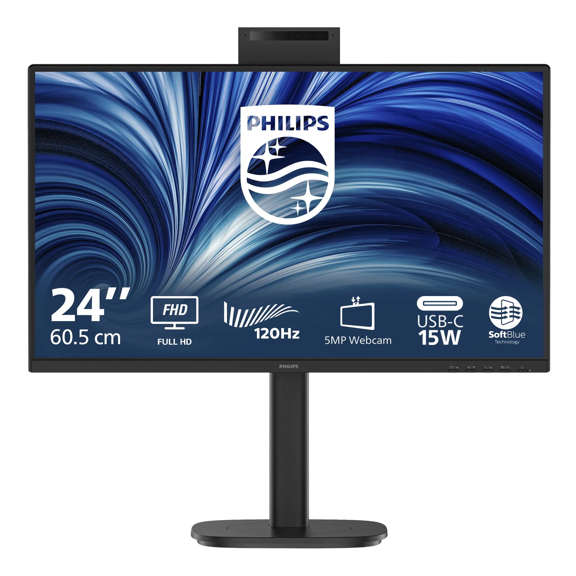 Philips 24B2N3200JH 23.8" Full HD, IPS, 120Hz -näyttö, USB-C hub – Philips