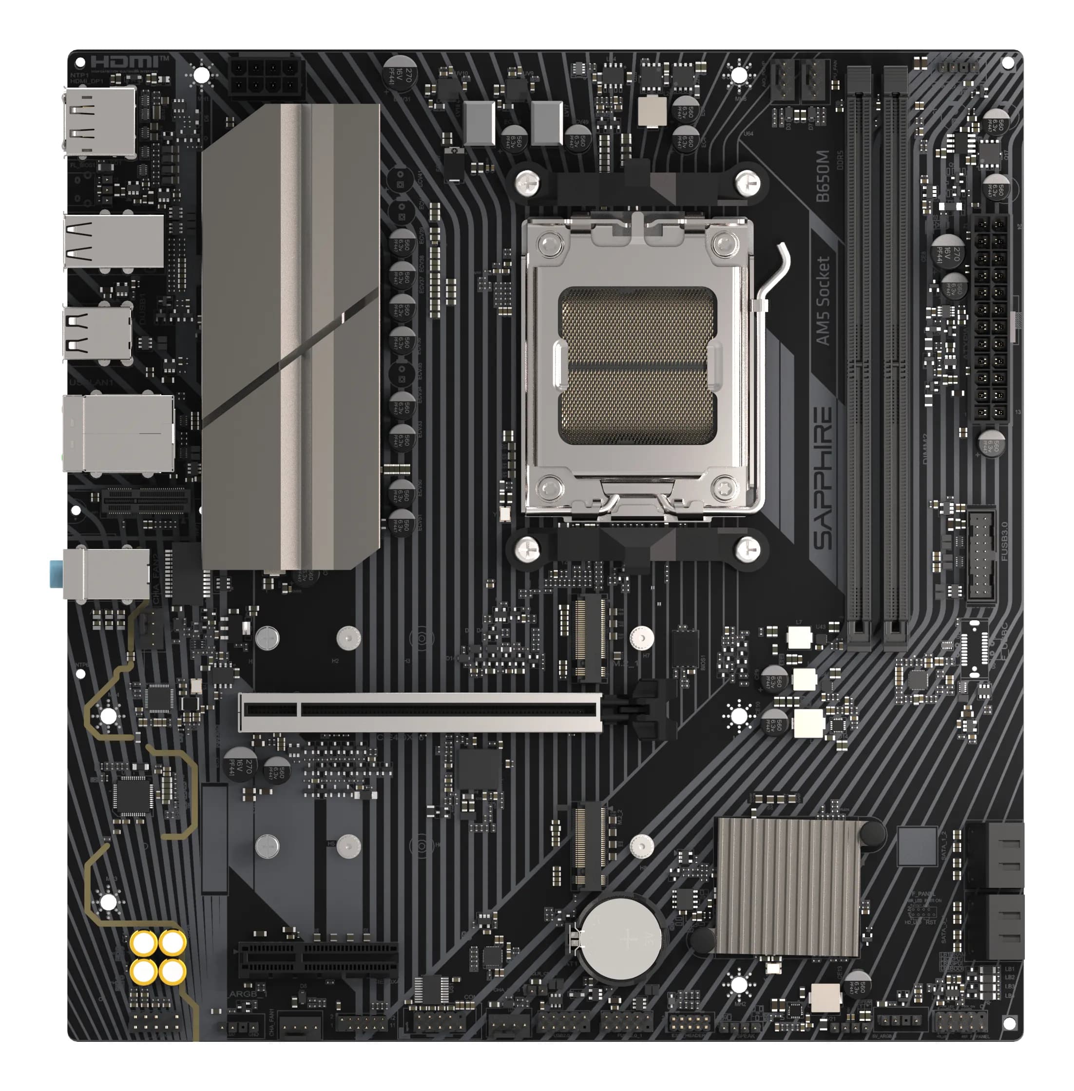 Sapphire B650M-E AM5 mATX -emolevy – SAPPHIRE TECHNOLOGY