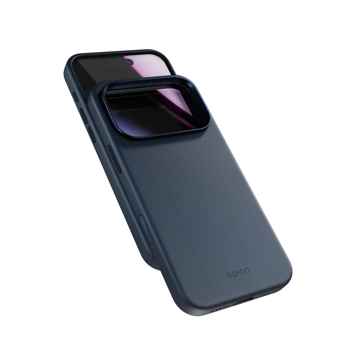 Epico Leather Pro Mag+ Case iPhone 17 Pro Max Qi2  &  MagSafe Yhteenopiva, Sininen – EPICO