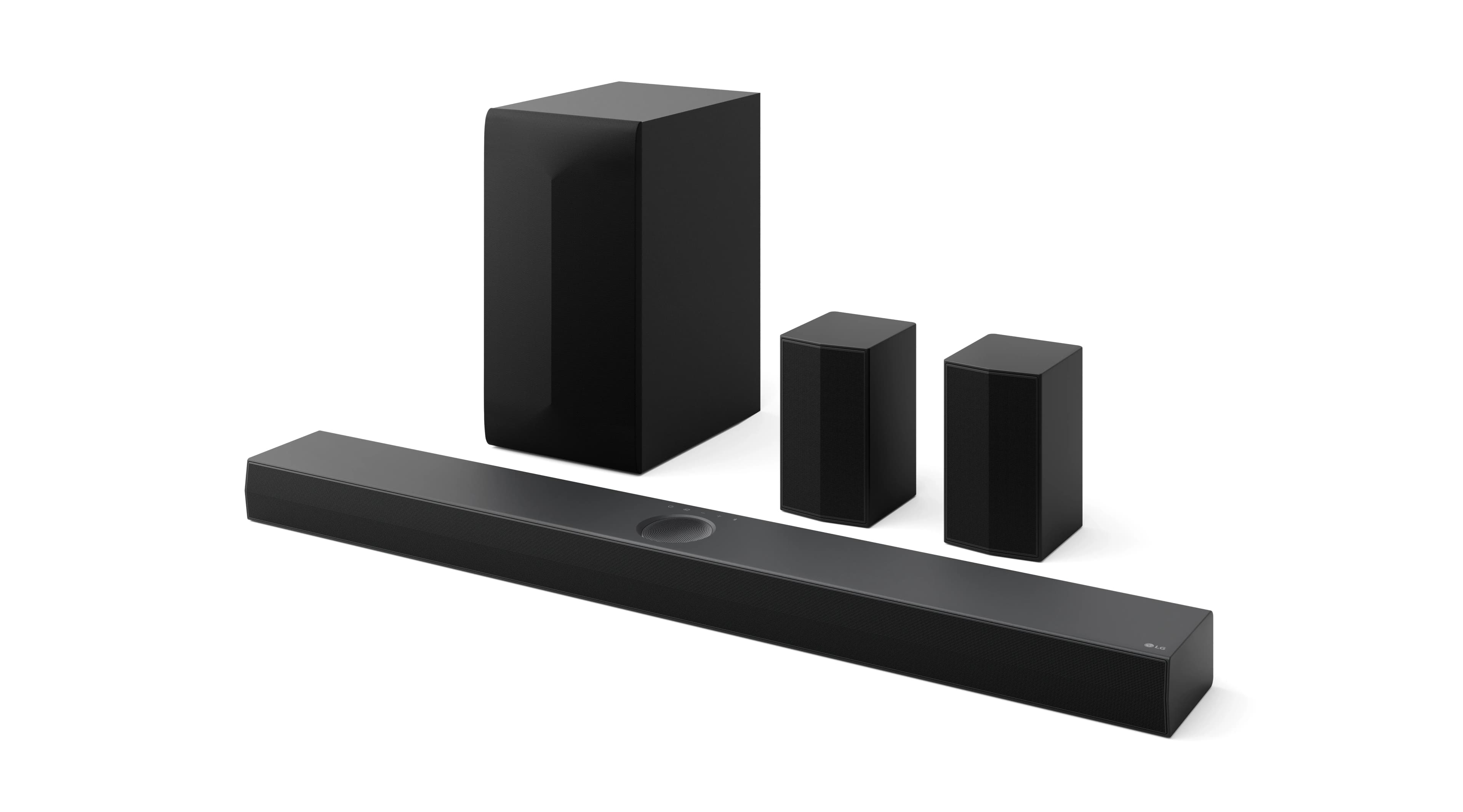 LG S70TR, 5.1.1, Dolby Atmos soundbar -äänijärjestelmä, langattomalla subwooferilla, musta