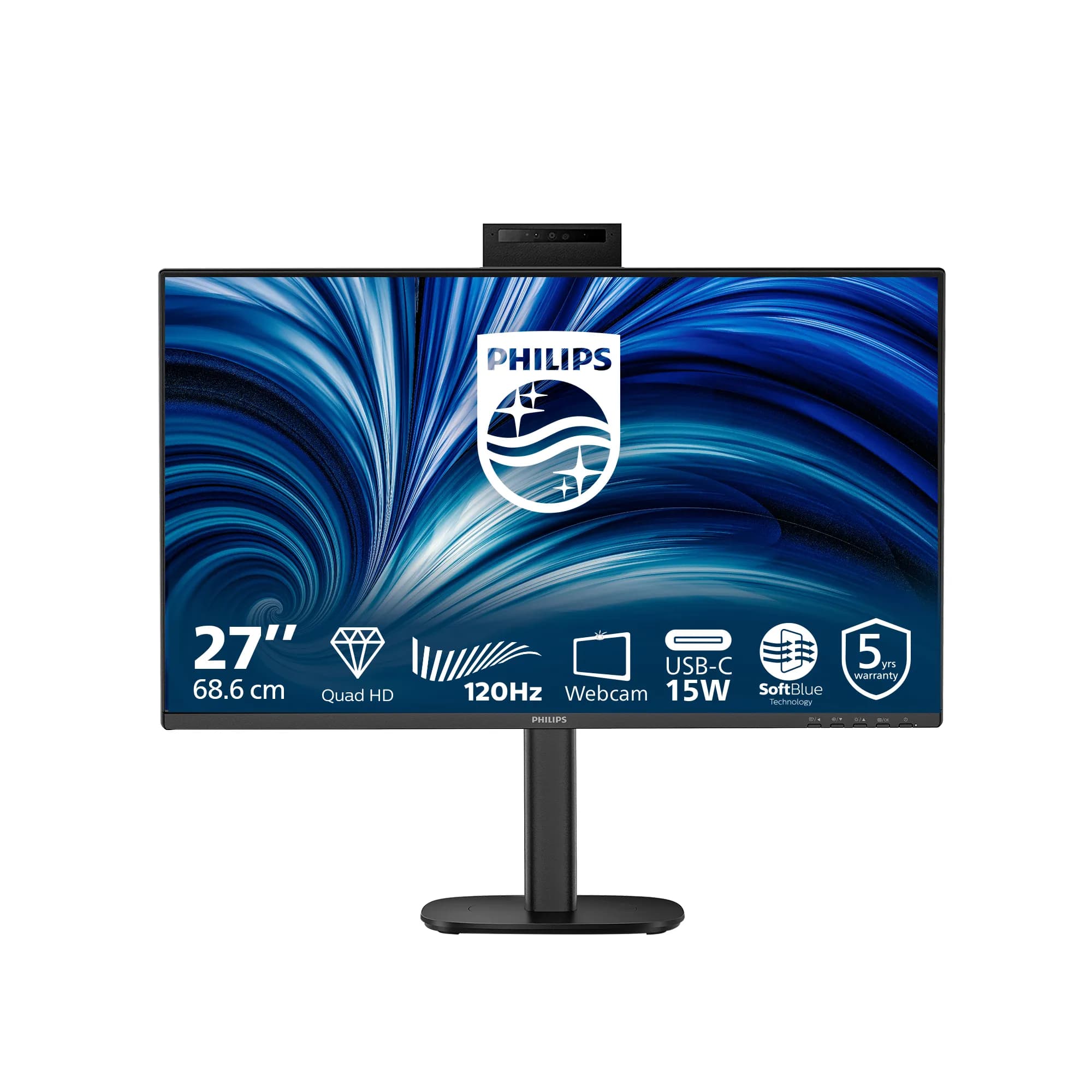 Philips 27B2N3500JH 27" QHD, IPS -näyttö, 120Hz, USB hub – Philips