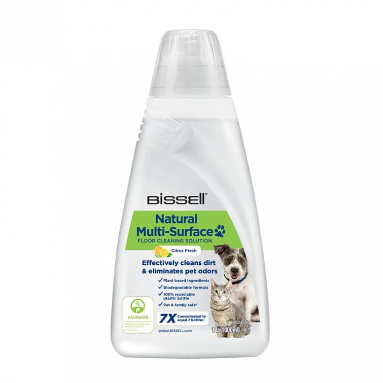 BISSELL Natural Multi-Surface Pet 3122 1 L -puhdistusaine, valkoinen – Bissell