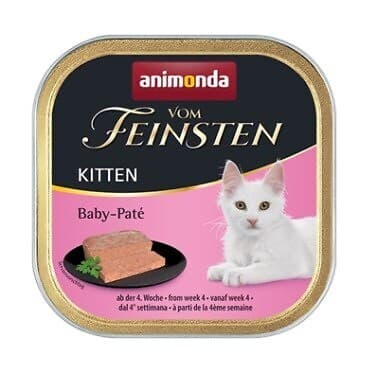 Animonda Vom Feinsten Kitten Baby Pâté, Kissan märkäruoka, 100 g – Animonda