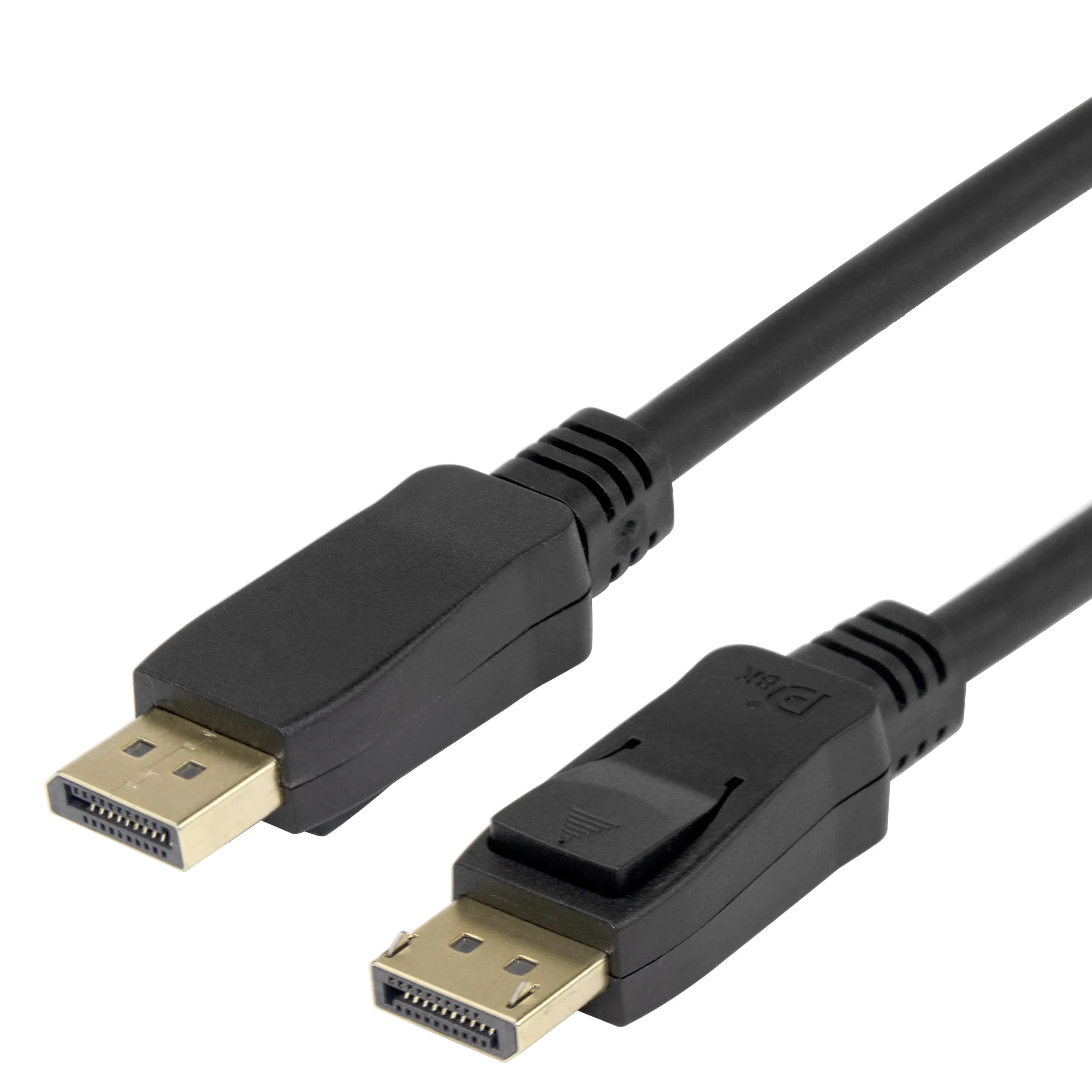 Deltaco DisplayPort 1.4 Flex -kaapeli, jossa 8K, 2 m, musta
