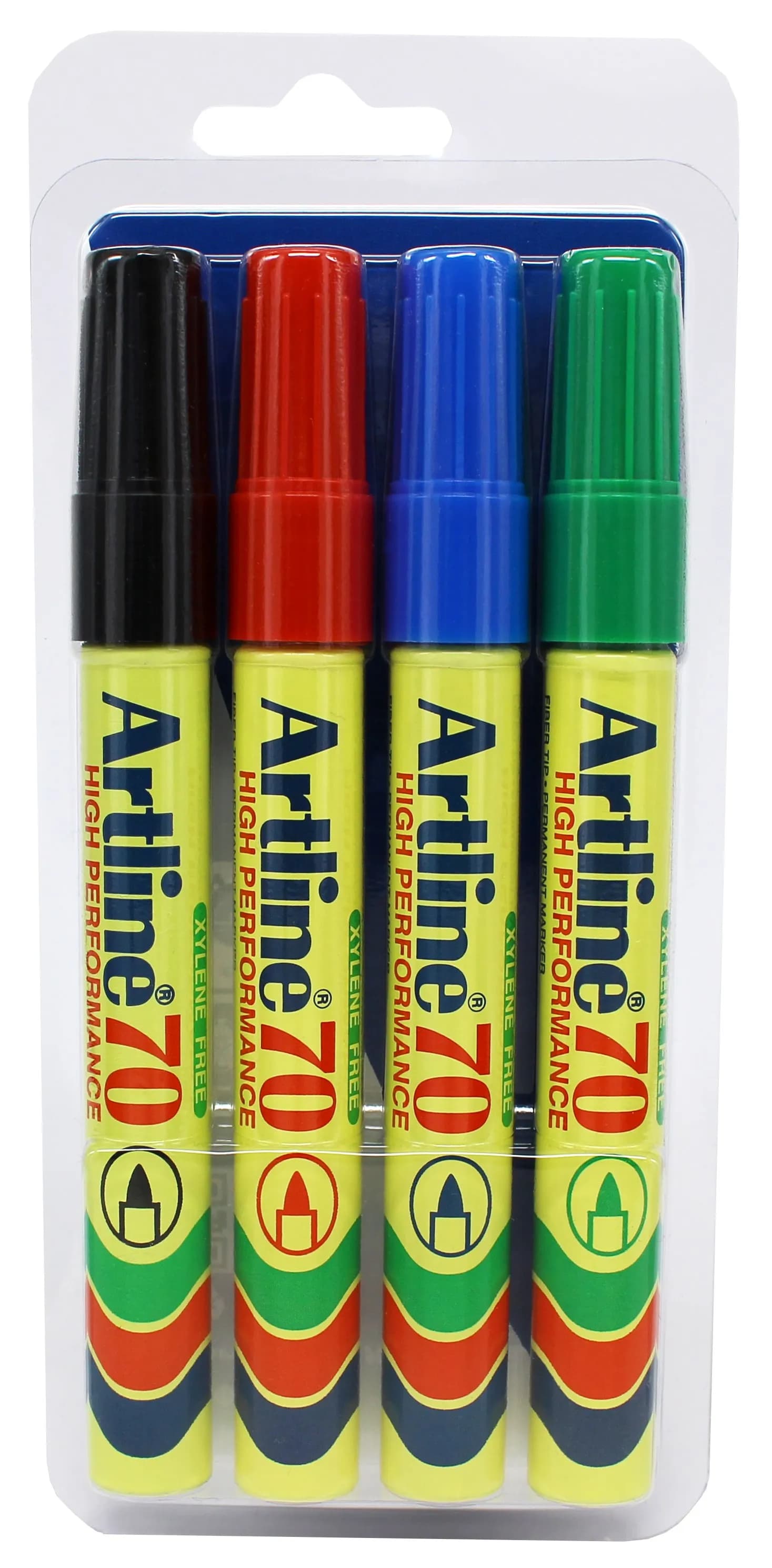 Artline 70 Permanent 4 assorted – ARTLINE