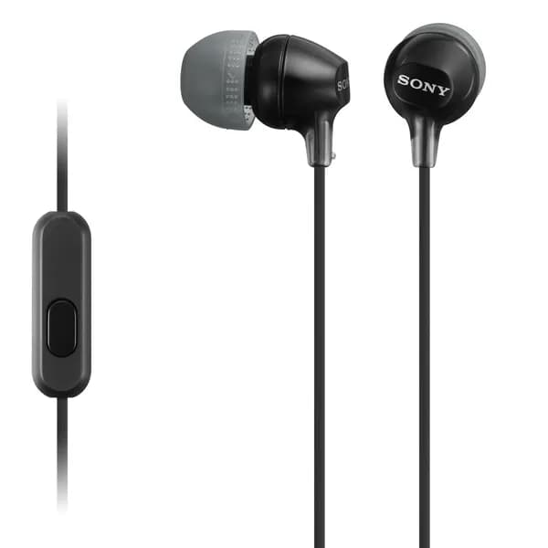 Sony MDR-EX15AP-nappikuulokkeet, musta – Sony
