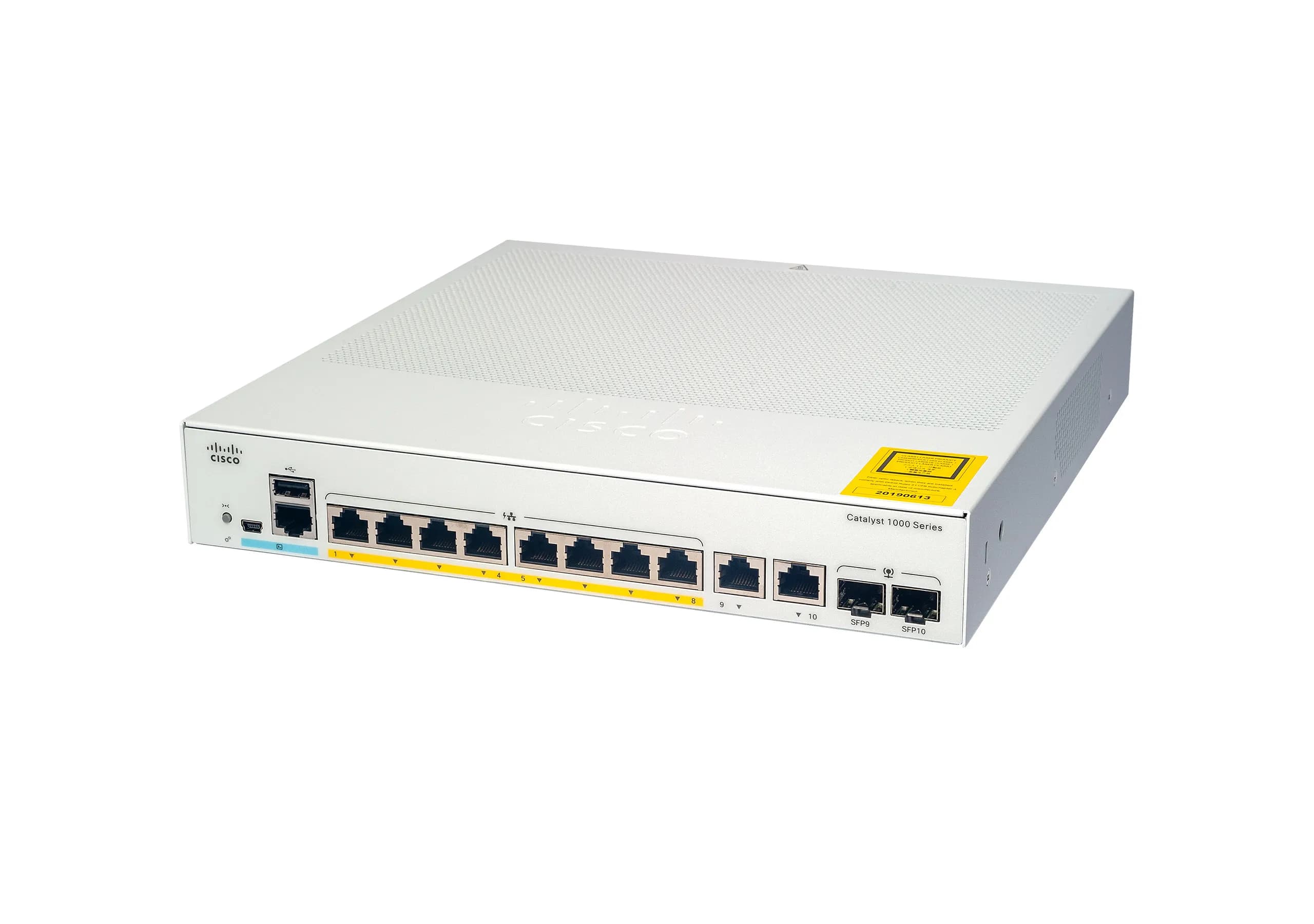 Catalyst 1000 8port POE Ext PS 2x1G SFP - (ei palautusoikeutta)