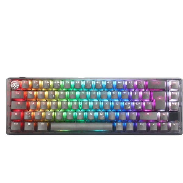 Ducky One 3 Aura Black SF 65% -mekaaninen pelinäppäimistö, Cherry MX Brown, musta