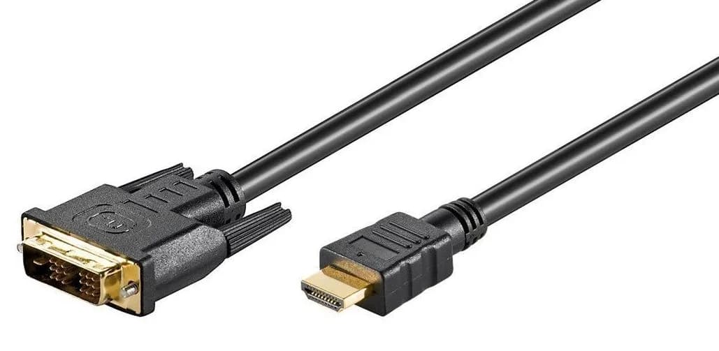 MicroConnect HDMI – DVI-D -kaapeli, 1 m, musta – Microconnect