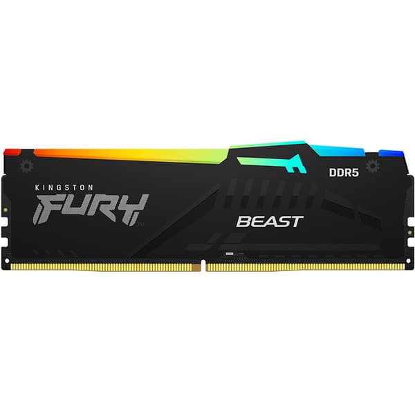 Kingston FURY Beast RGB 32 Gt (2 x 16 Gt) DDR5 5200 MHz, CL40 -muisti (EXPO) – Kingston