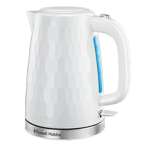 Russell Hobbs Honeycomb -vedenkeitin, 1,7 l, 2400 W, valkoinen – Russell Hobbs