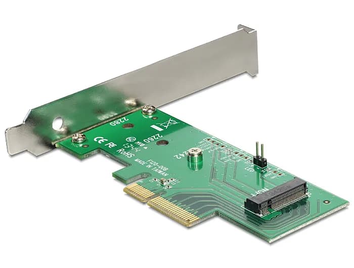 DeLOCK kontrollerkort, PCI-E 3.0 x4, SATA 6, 1xM.2-plats