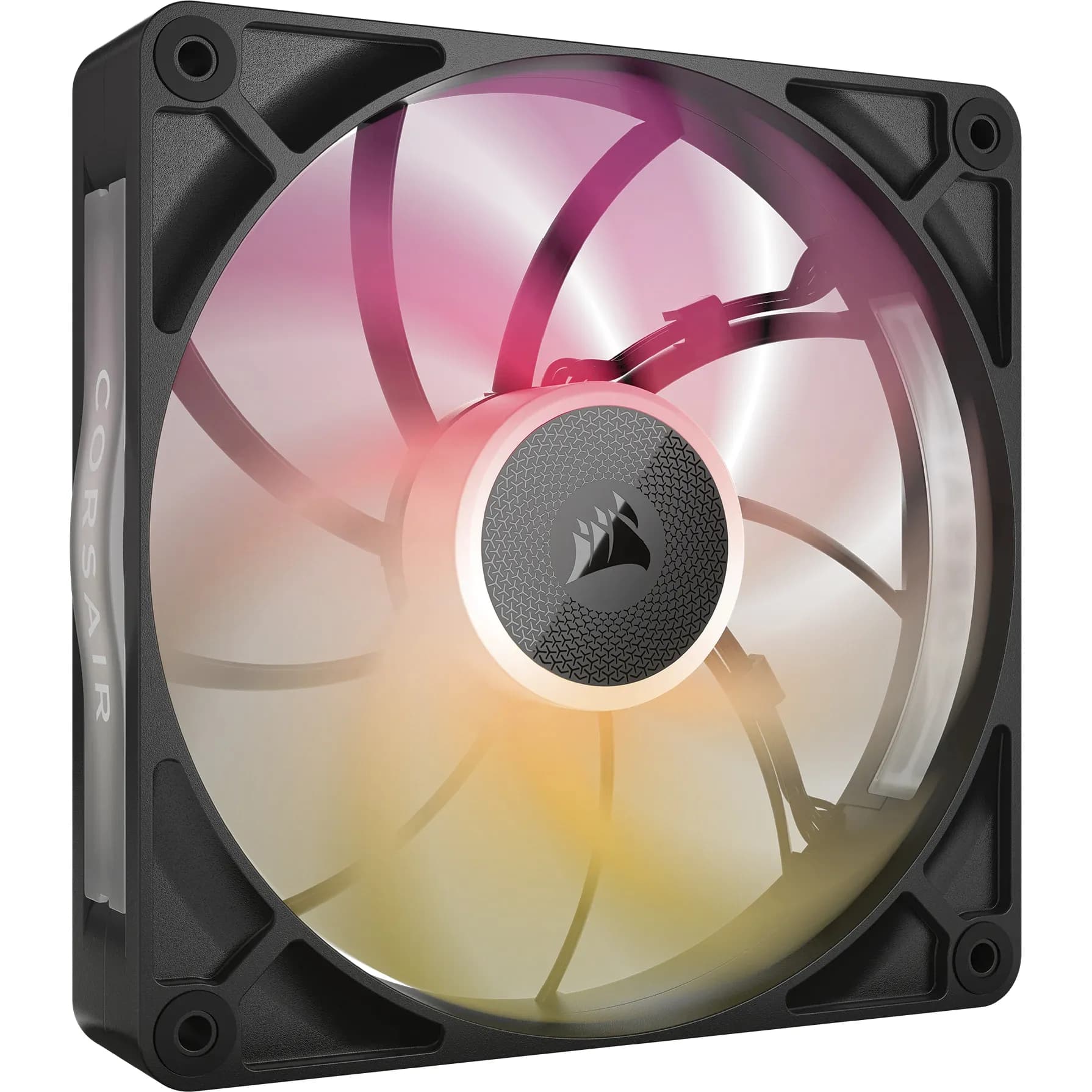 Corsair iCUE LINK RX140 MAX PWM RGB -tuuletin, Magneettinen kupolilaakeri, 140 mm, musta – Corsair
