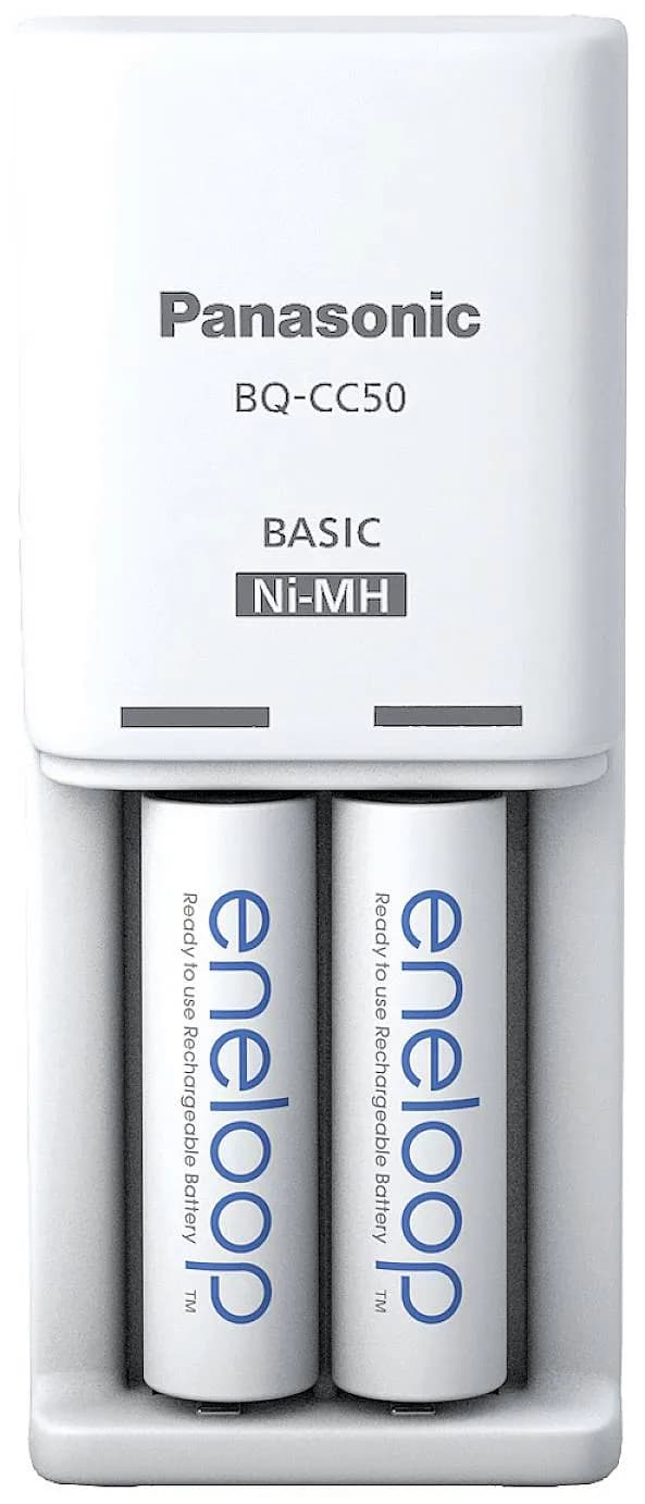 Panasonic Eneloop akkulaturi BQ-CC50 (10h) ja 2 x R6/AA Eneloop 2000mAh akku – Panasonic