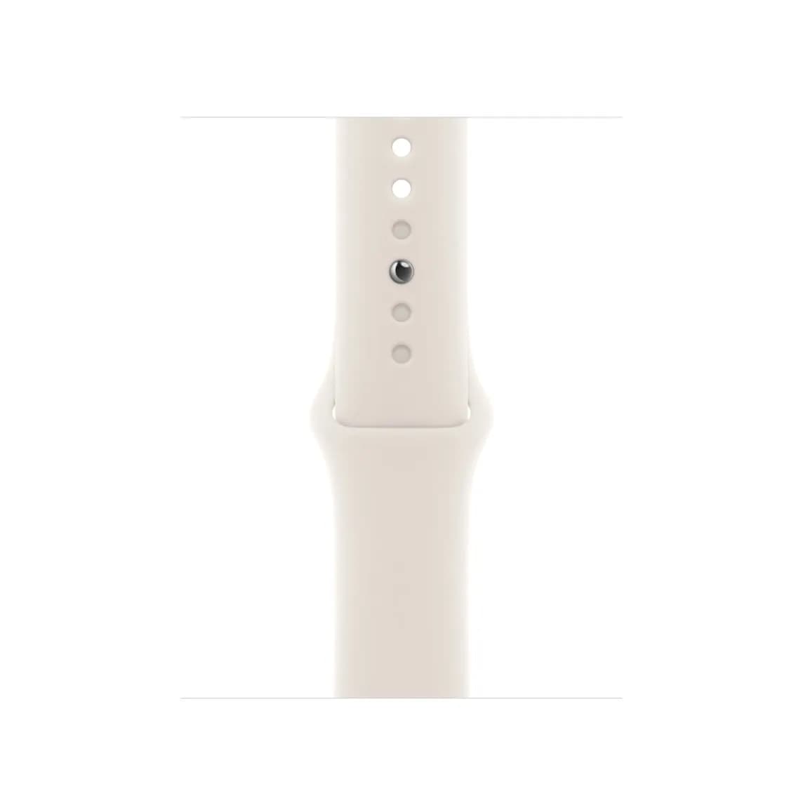 Apple Watch 42 mm -urheiluranneke, Tähti­valkea, M/L – Apple