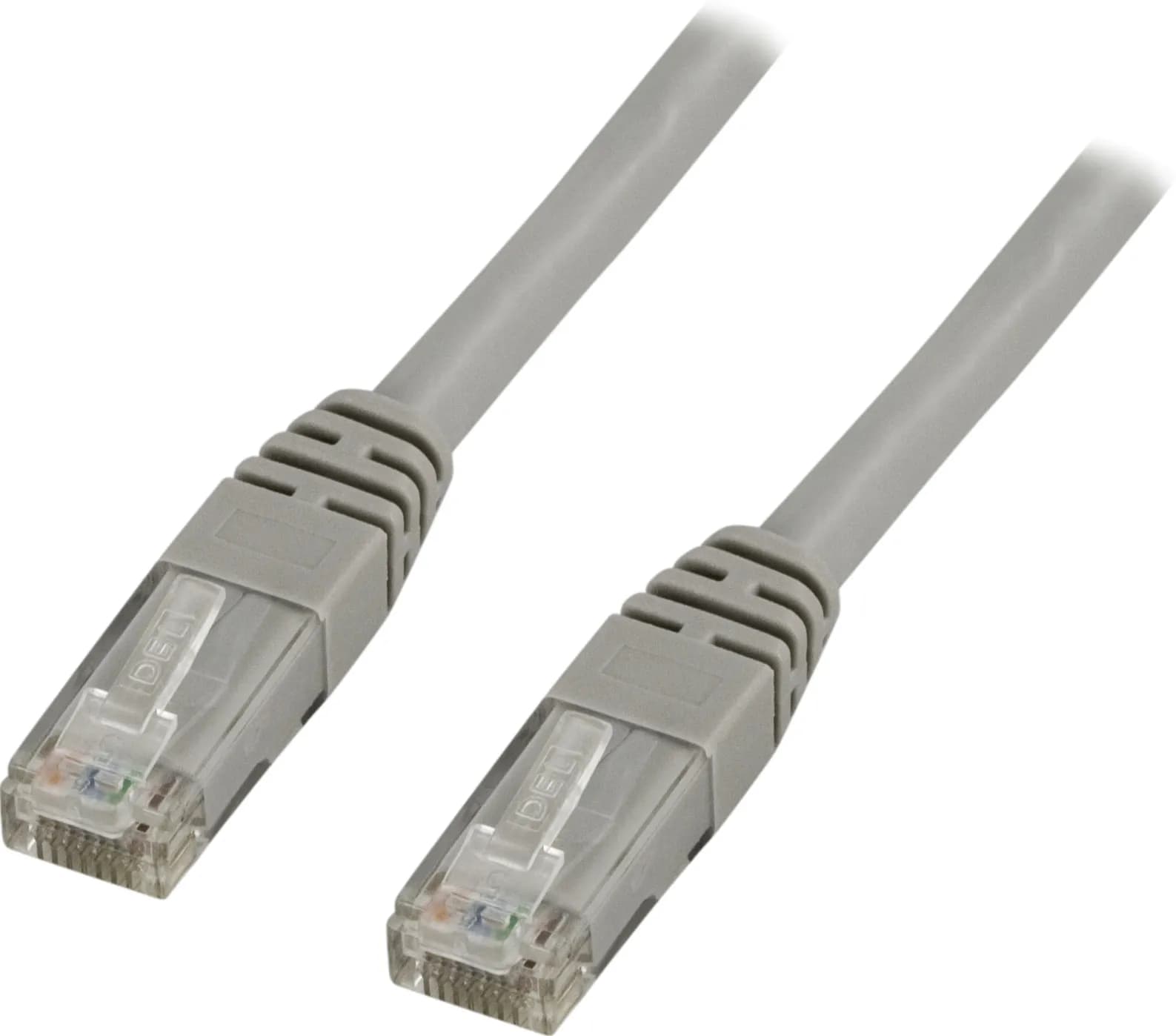 Deltaco Cat6 U/UTP RJ45 7m -verkkokaapeli, harmaa