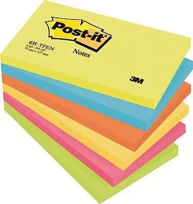 Post-it Notes 76x127 Energetic (6) – 3M