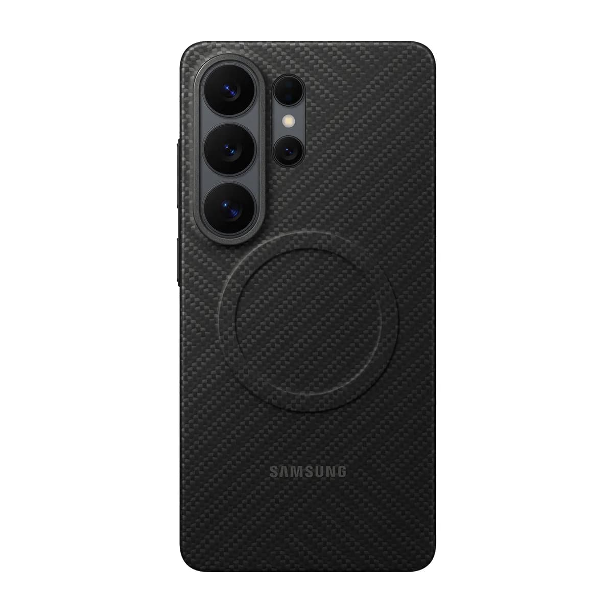 Samsung Galaxy S26 Ultra Carbon Magnet Case -suojakuori, Musta – Samsung