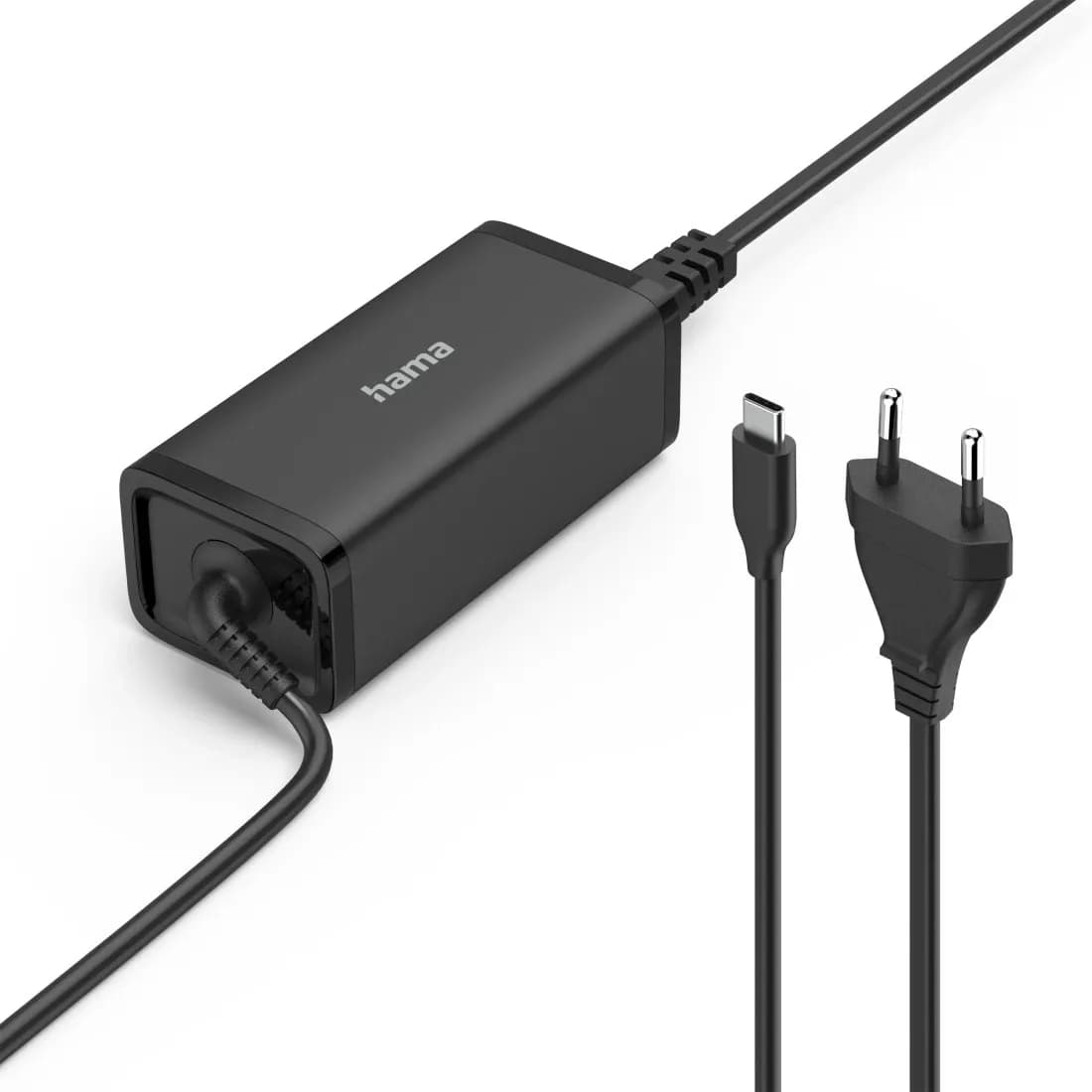 HAMA Notebook Power Supply USB-C GaN 100-240V 5-20V/100W – Hama