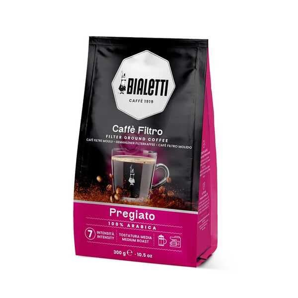 Bialetti Pregiato Filter Ground Coffee Powder French Press 300 g
