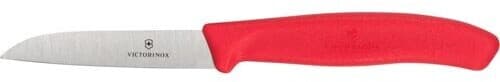 Victorinox Swiss Classic -kuorimaveitsi, 8 cm, sahalaitainen, punainen – Victorinox