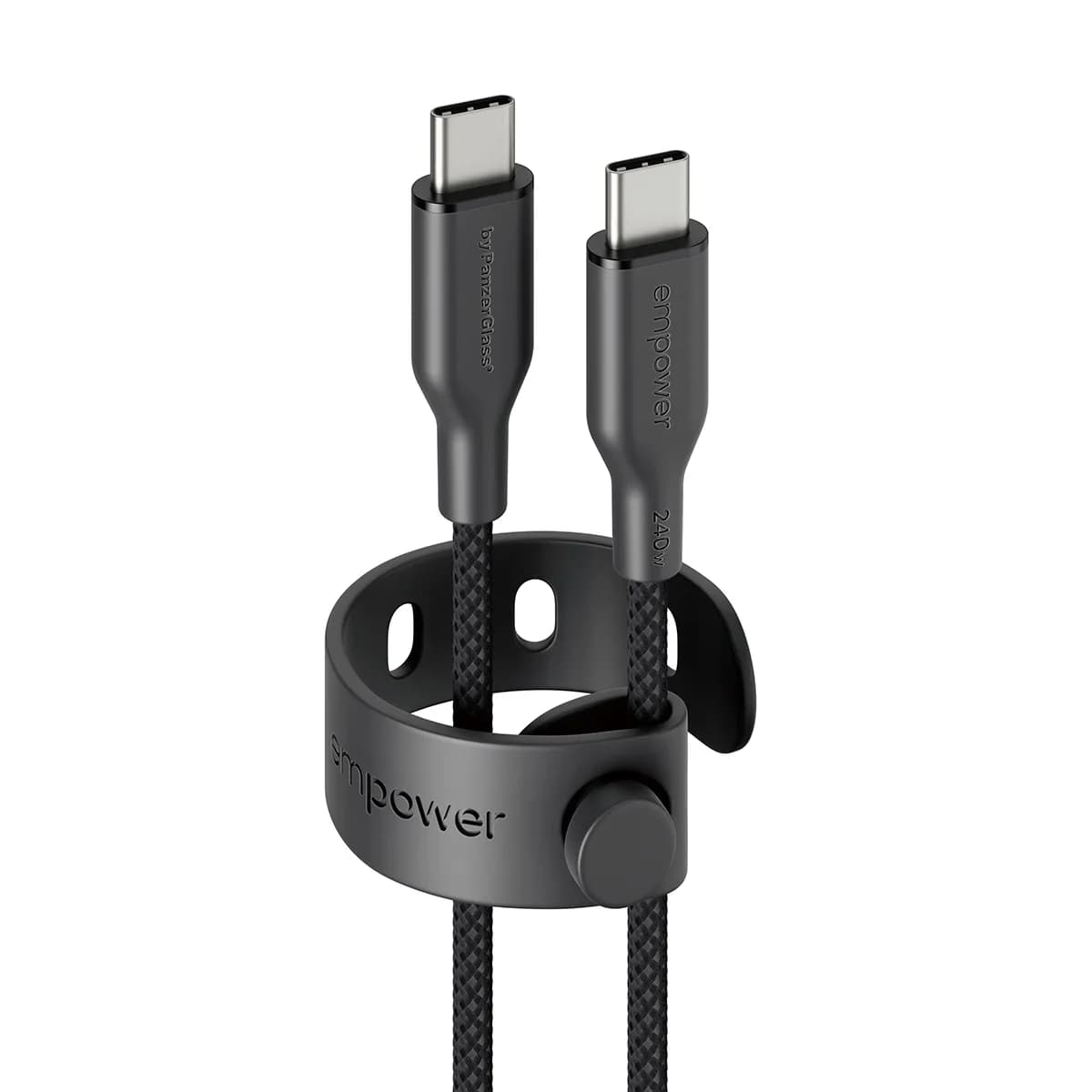 PanzerGlass Empower Racing USB-C -kaapeli, 240 W, 2 m, Space Black