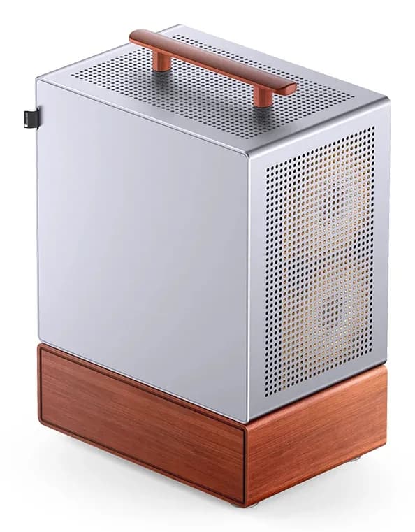 JONSBO T7 -micro-ATX-kotelo ikkunalla, hopea – JONSBO