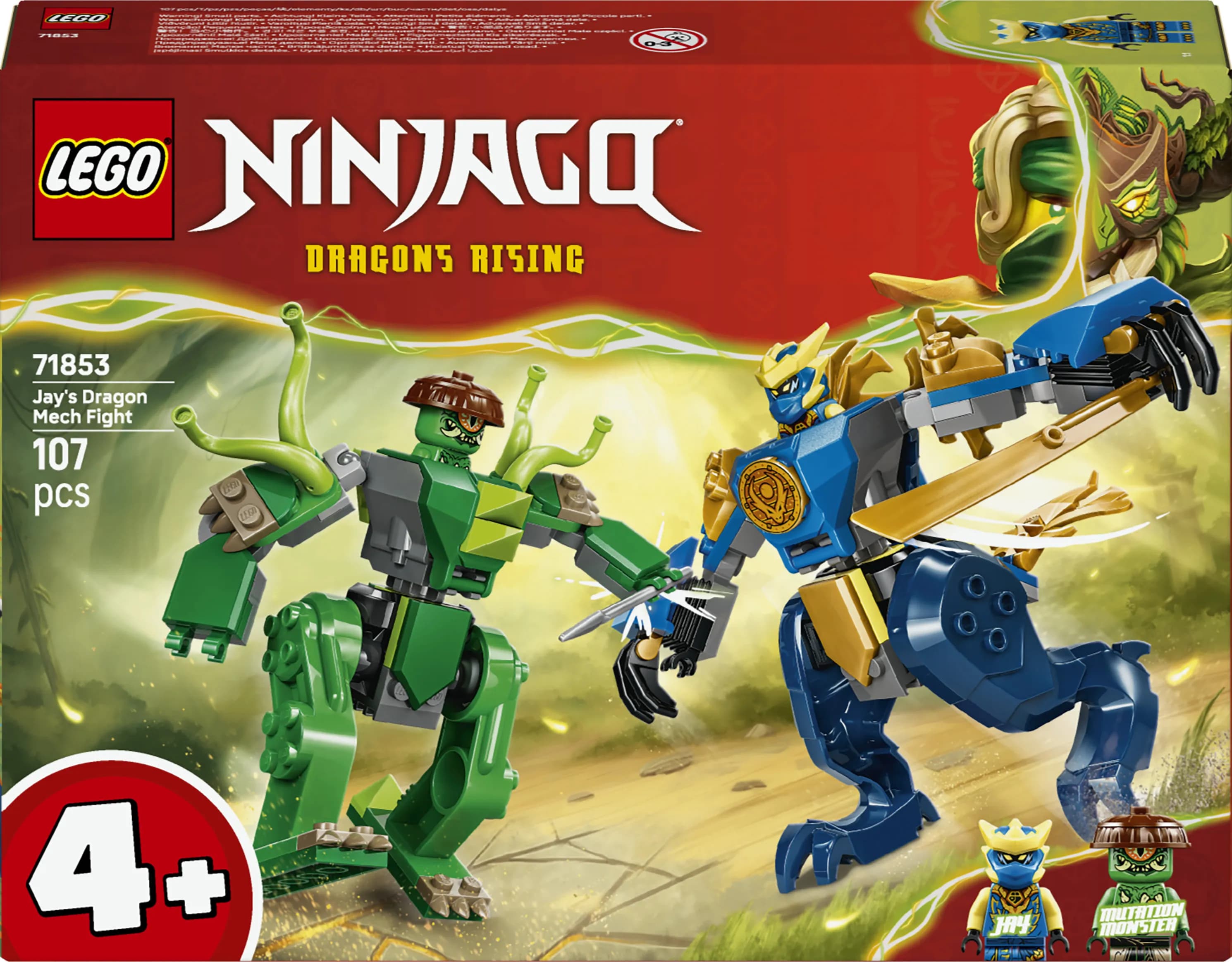 LEGO NINJAGO Jayn lohikäärmerobotti-taistelu 71853