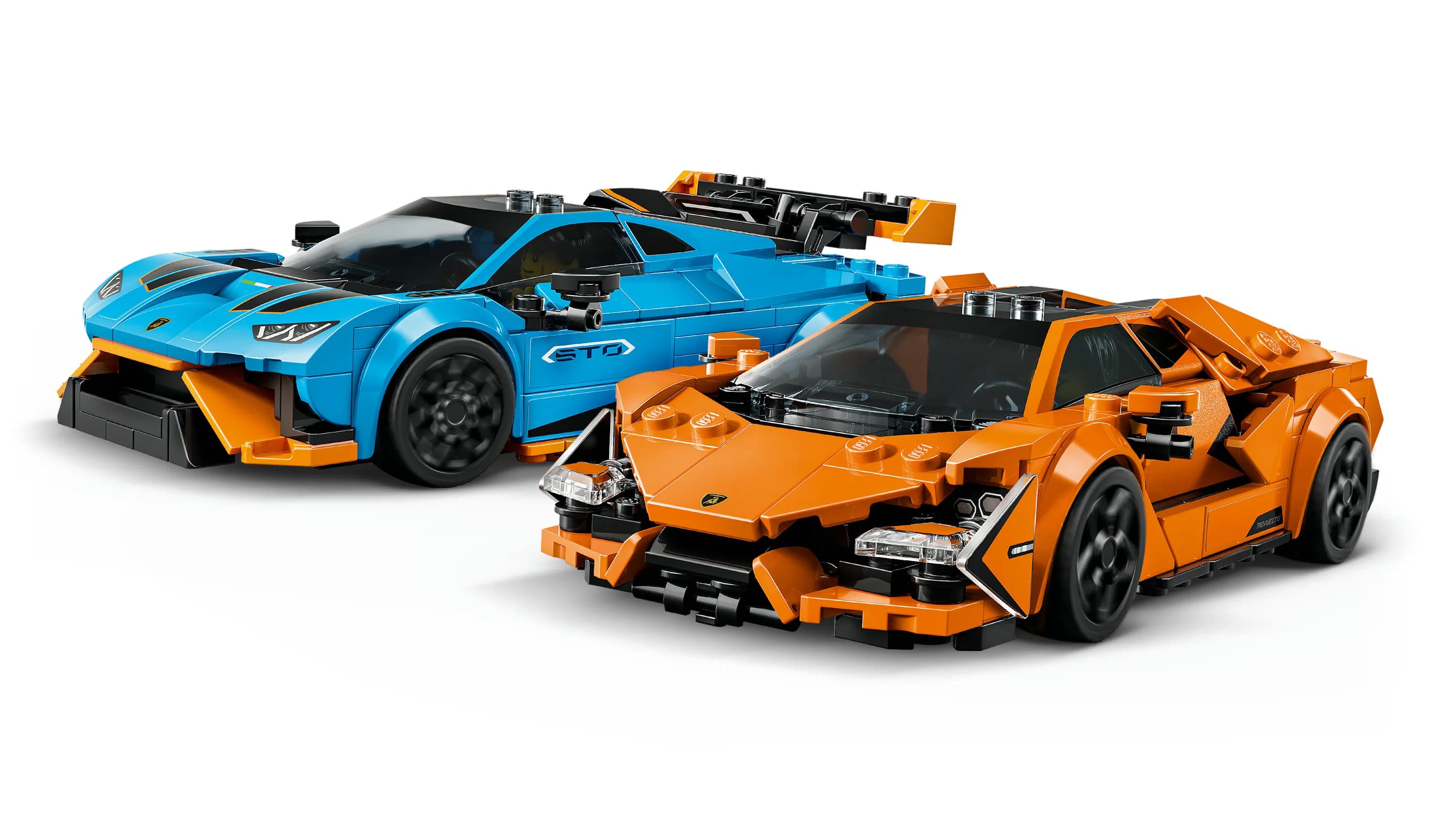 LEGO Speed Champions Lamborghini Revuelto ja Huracán STO 77238