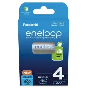 Panasonic Eneloop AAA-akku 800mAh 4kpl/pkt – Panasonic