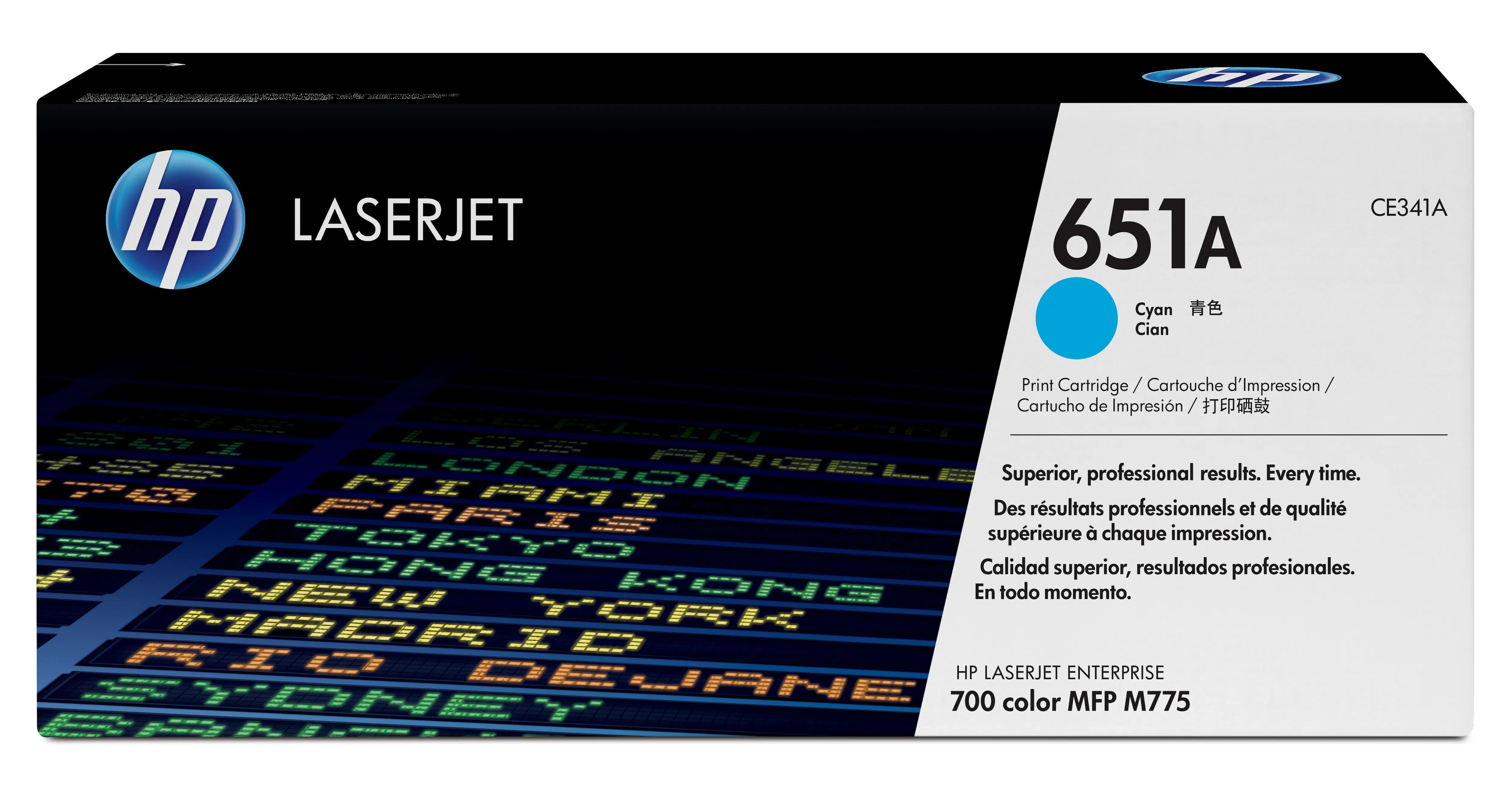 HP 651A -laservärikasetti, cyan