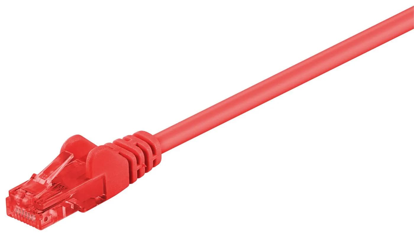 MicroConnect Cat6 UTP RJ45 25m -verkkokaapeli, punainen – Microconnect
