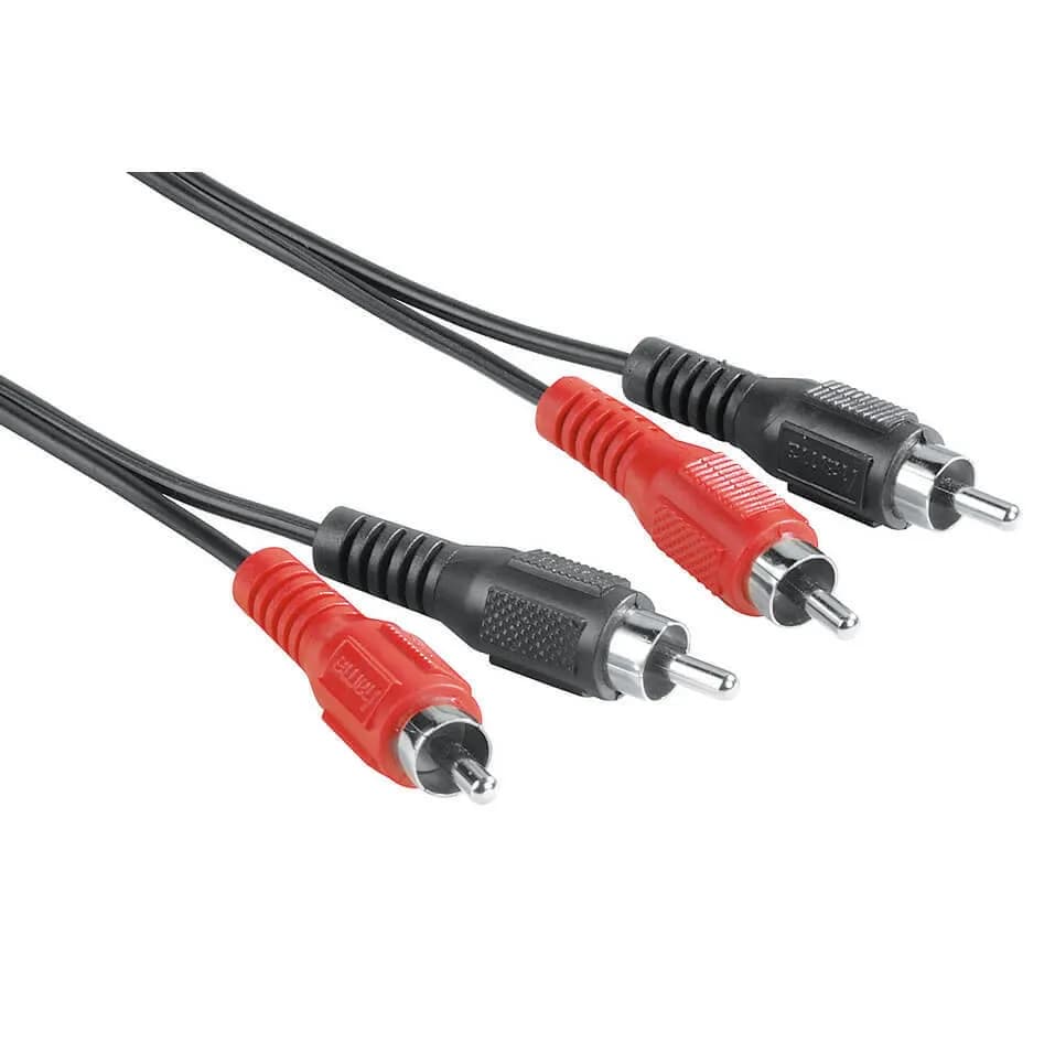 Hama EXXTER 2x RCA -audiokaapeli, 2,5 m – Hama