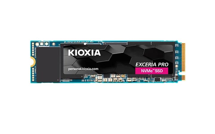 KIOXIA EXCERIA PRO LSE10Z001TG8 1 Tt M.2 PCIe 4.0 NVMe -SSD-levy