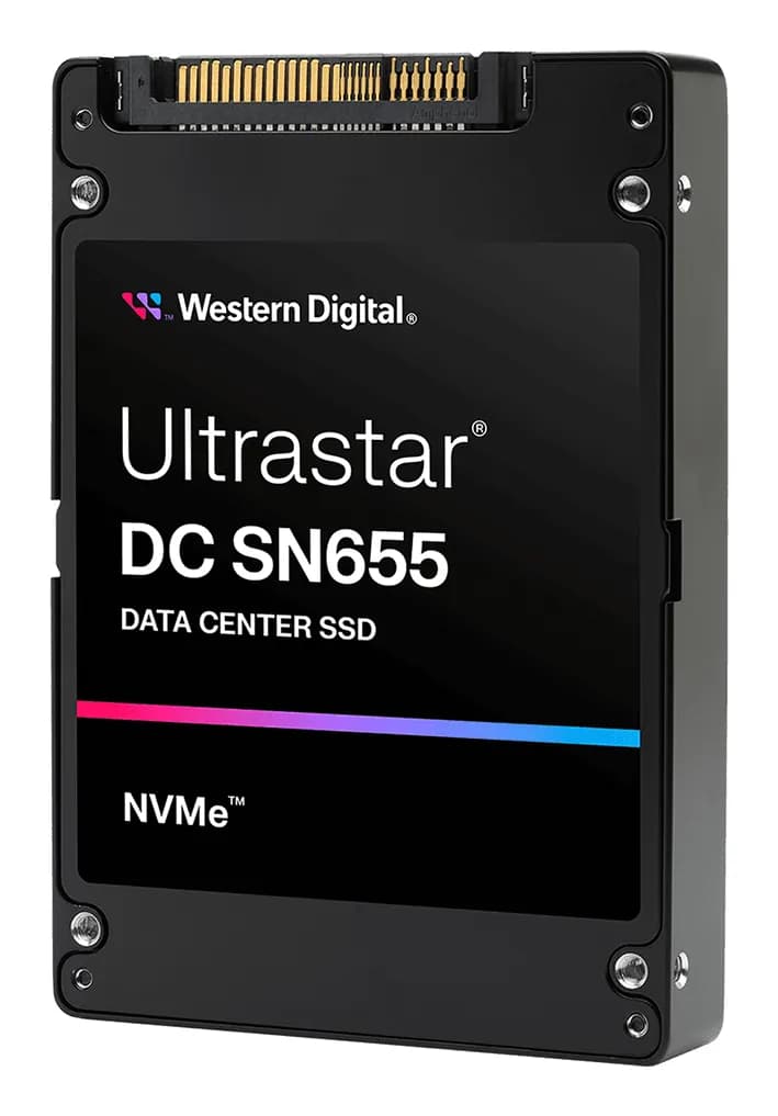 WD Ultrastar DC SN655 3,84 Tt U.3 PCIe Gen4 NVMe -SSD-levy