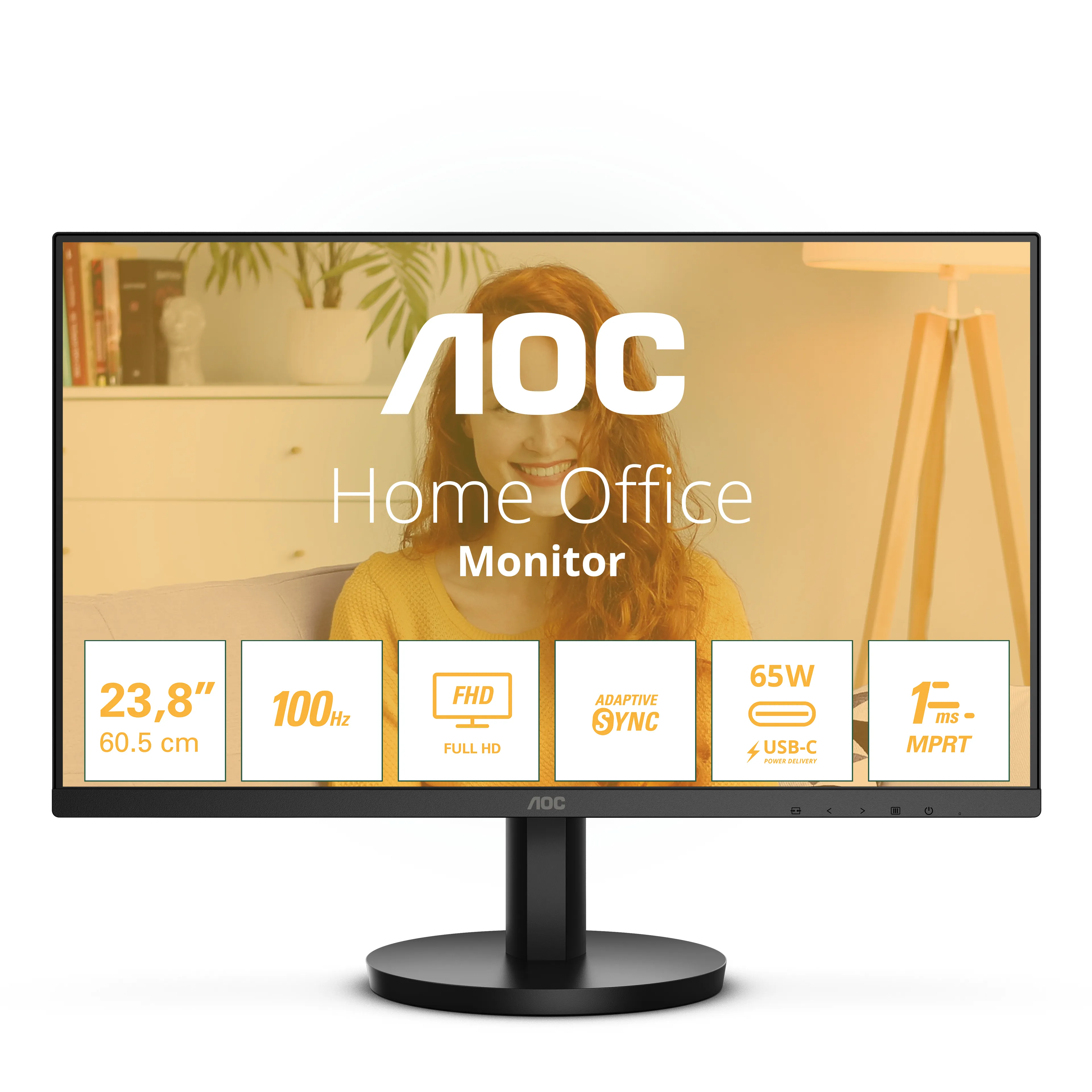 AOC 24B3CA2 23.8" Full HD, IPS -näyttö – AOC