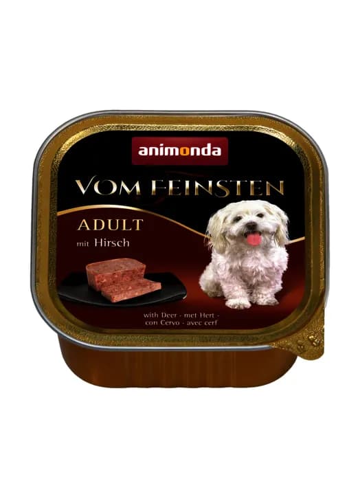 Animonda Vom Feinsten Adult Deer, Koiran märkäruoka, 150 g – Animonda