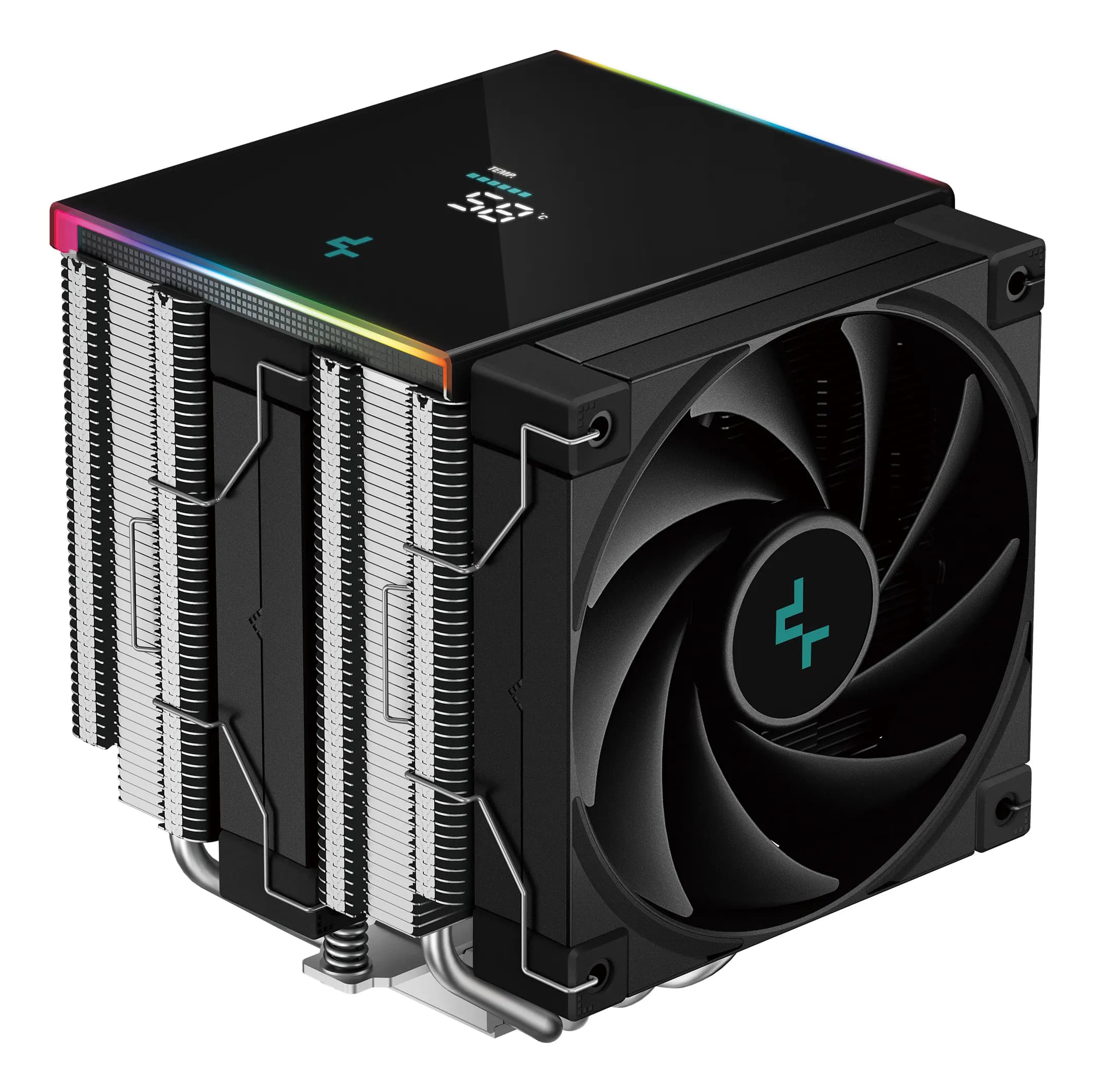DeepCool AK620 DIGITAL SE, 2x120 mm ARGB -prosessorijäähdytin, musta
