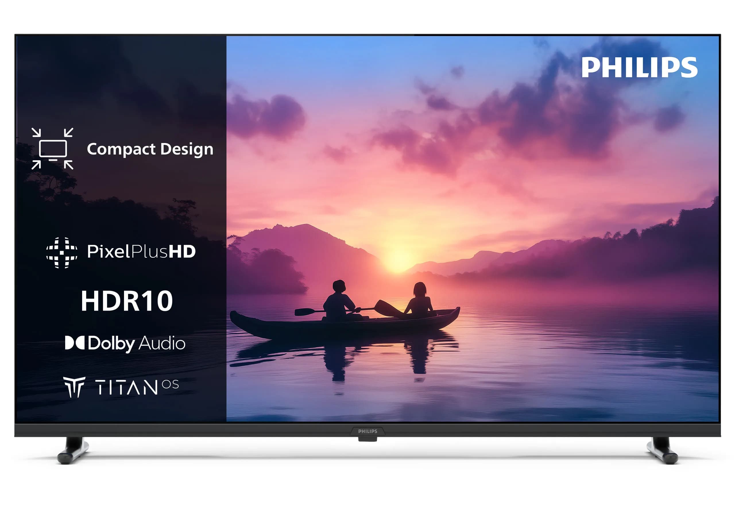 Philips 24PHS6000 24" HD LED Titan OS TV, 60 Hz, HDR10, HLG – Philips