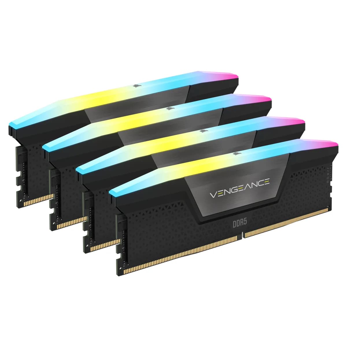 Corsair Vengeance RGB 64 Gt (4 x 16 Gt) DDR5 6600 MHz, CL32 -muisti (XMP) – Corsair