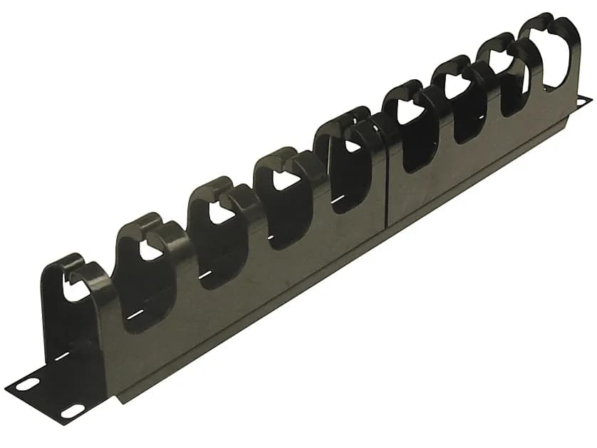 19" kaapelikouru 1U, 10 pidikettä