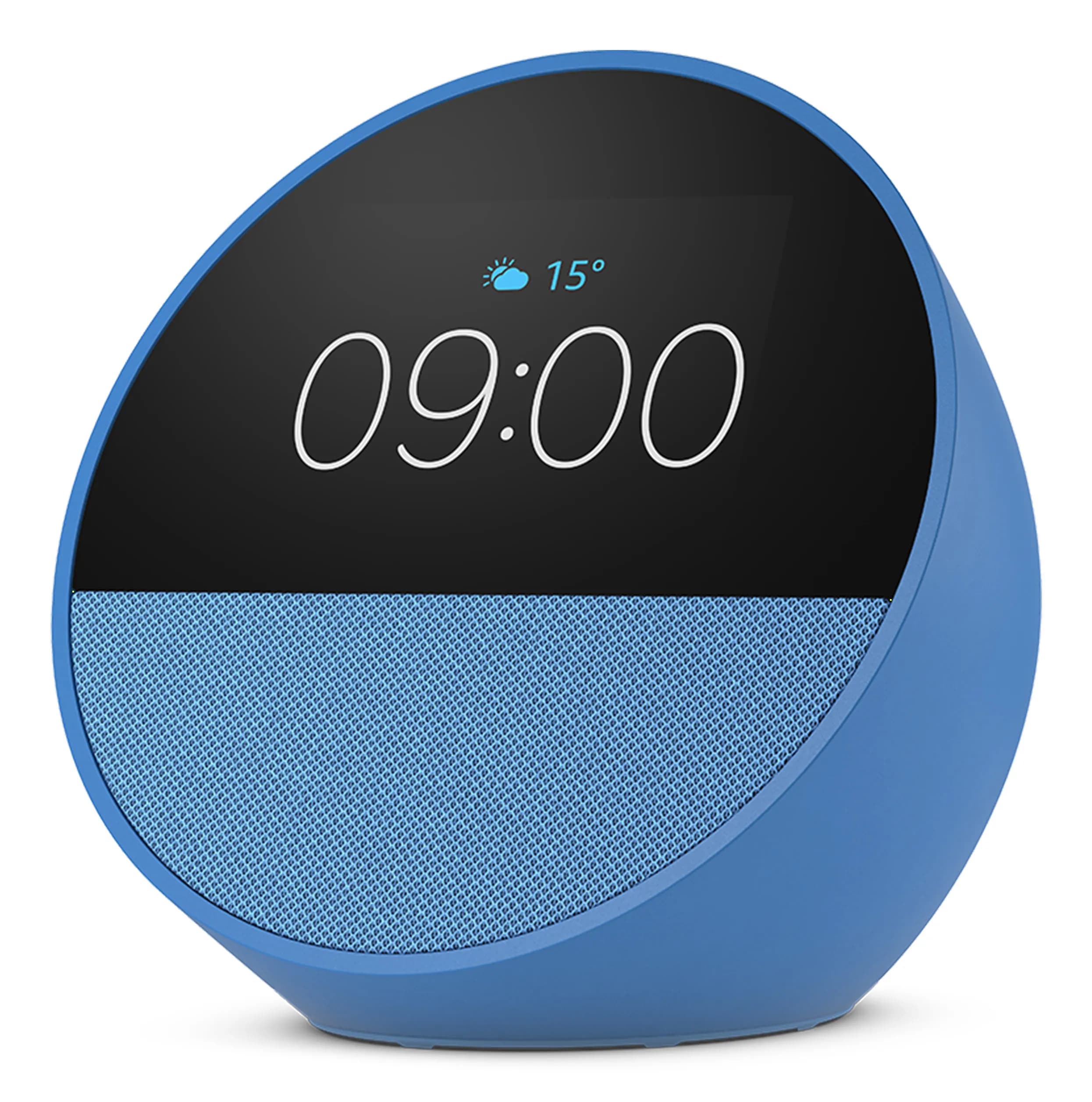 Amazon Echo Spot (2024) -älykäs herätyskello, sininen – Amazon