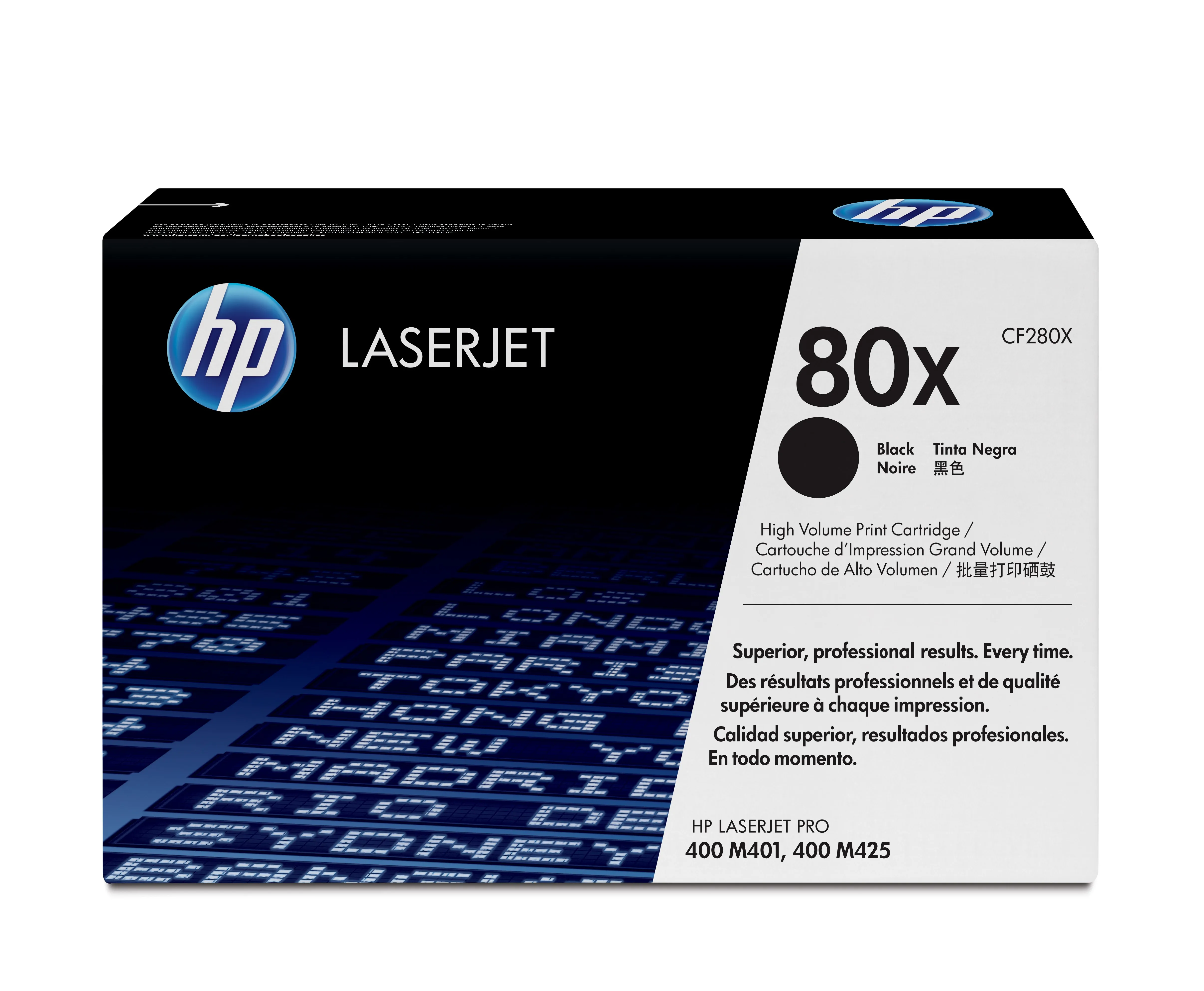 HP 80X -laservärikasetti, musta
