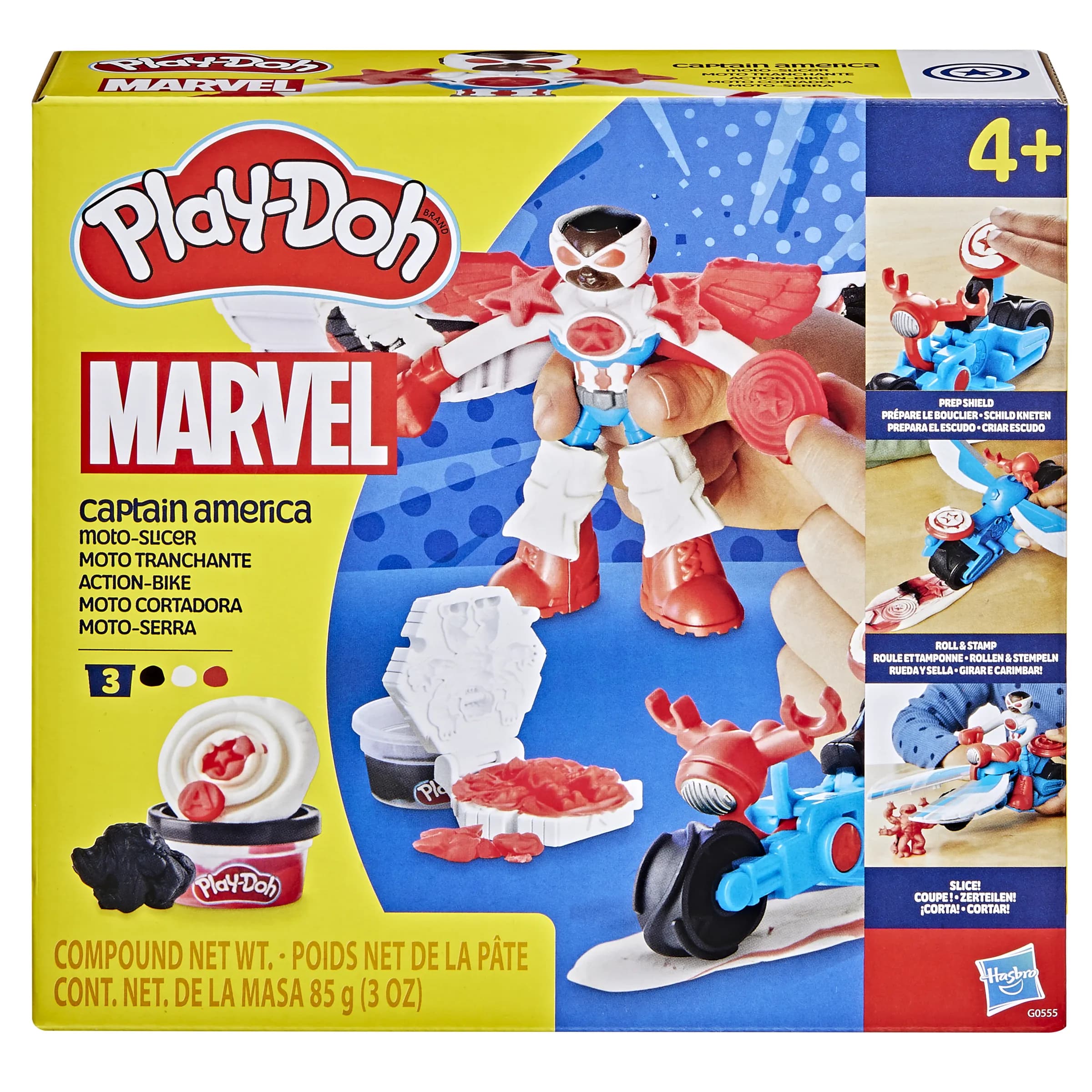 Play-Doh Marvel Captain America Moto Slicer – HASBRO