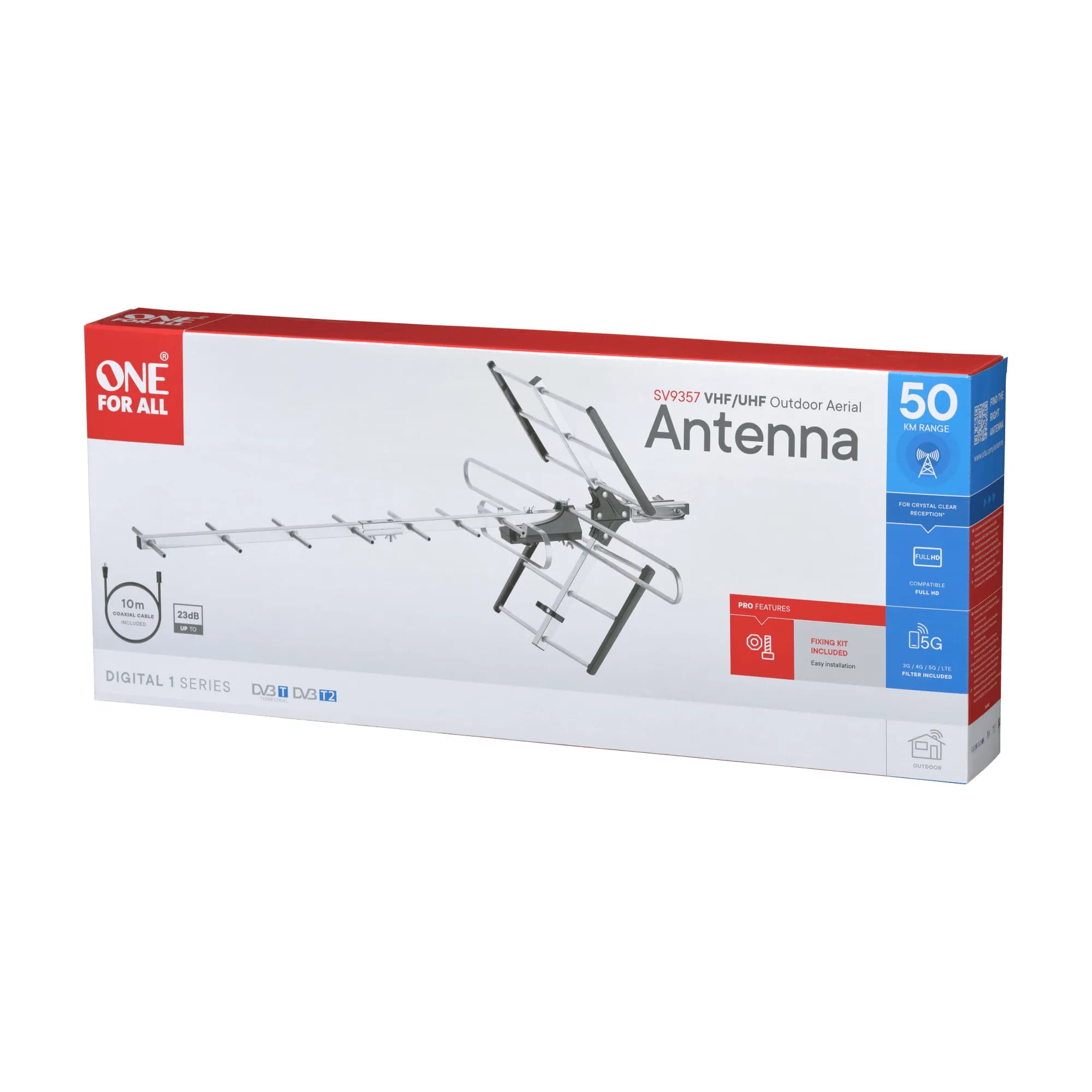 SV 9357 Ant outdoor Yagi Full HD VHF/UHF 5G